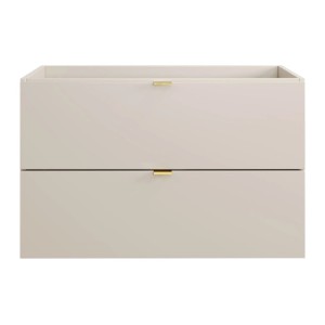 Vente-unique Waschbeckenunterschrank Lavena Beige 80 cm