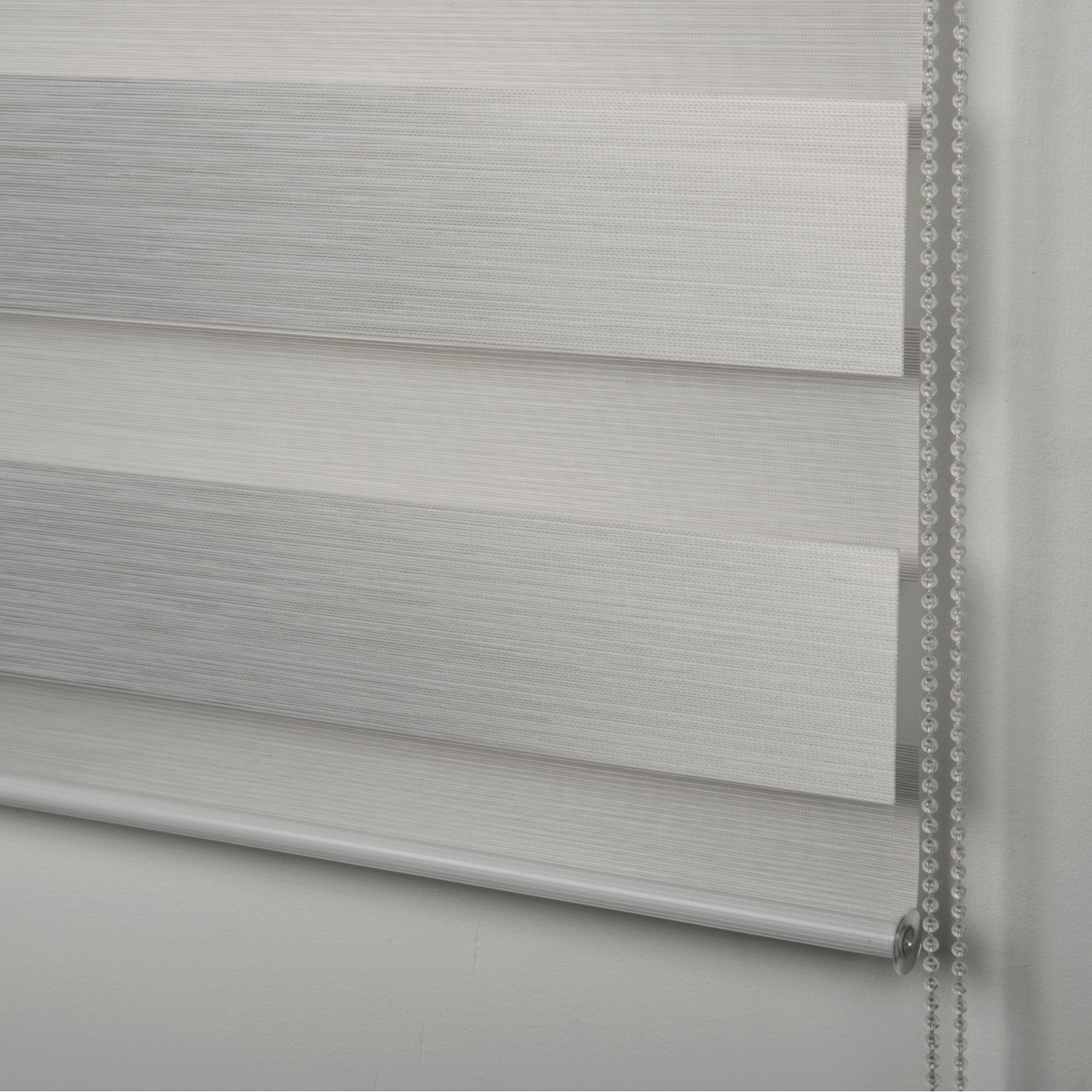 Schöner Wohnen Doppelrollo Tilda, hellbeige, 45x150 cm. Strukturstoff für variable Lichtsteuerung.