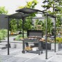 Outsunny Grillpavillon Metall Schwarz 250L x 160B x 250H cm_2
