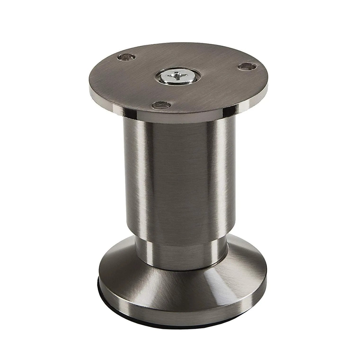 SOTECH Möbelfuß ALPHA Edelstahloptik Höhe 80 mm