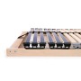 Lattenrost 70x200 cm mit 42 Latten und 7 Zonen für Betten, Holzrahmen mit flexiblen Leisten.