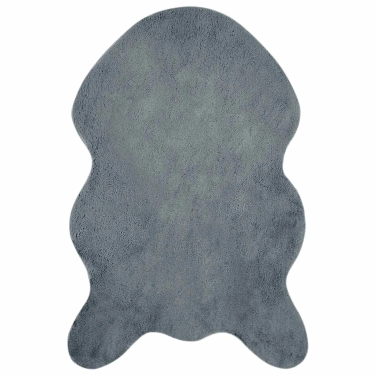 vidaXL Rutschfester Kunstfellteppich Olite Anthrazit 80 x 120 cm 42021784