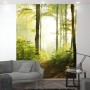 Marburg Vliestapete „Laubwald“: Fototapete mit grünem Waldmotiv, 270x212 cm.