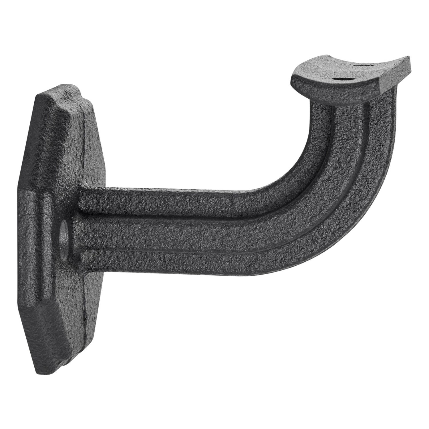 SOTECH Handlaufhalter RUSTICAL Schwarz Höhe 67 mm Ausladung 67,5 mm für Handläufe mit Ø 45 mm_3