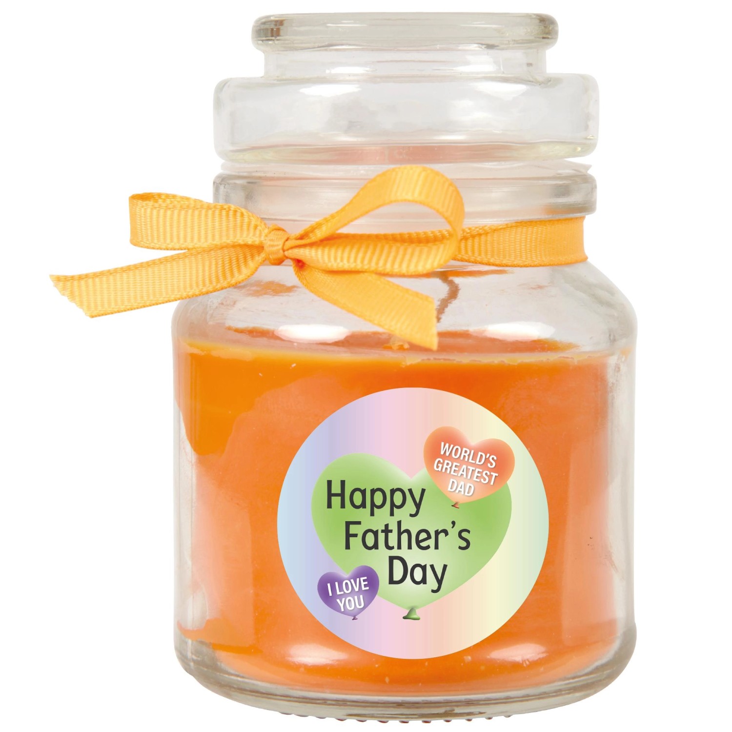 HS Candle Duftkerze & Glas Vatertag Honigmelone Orange günstig online kaufen