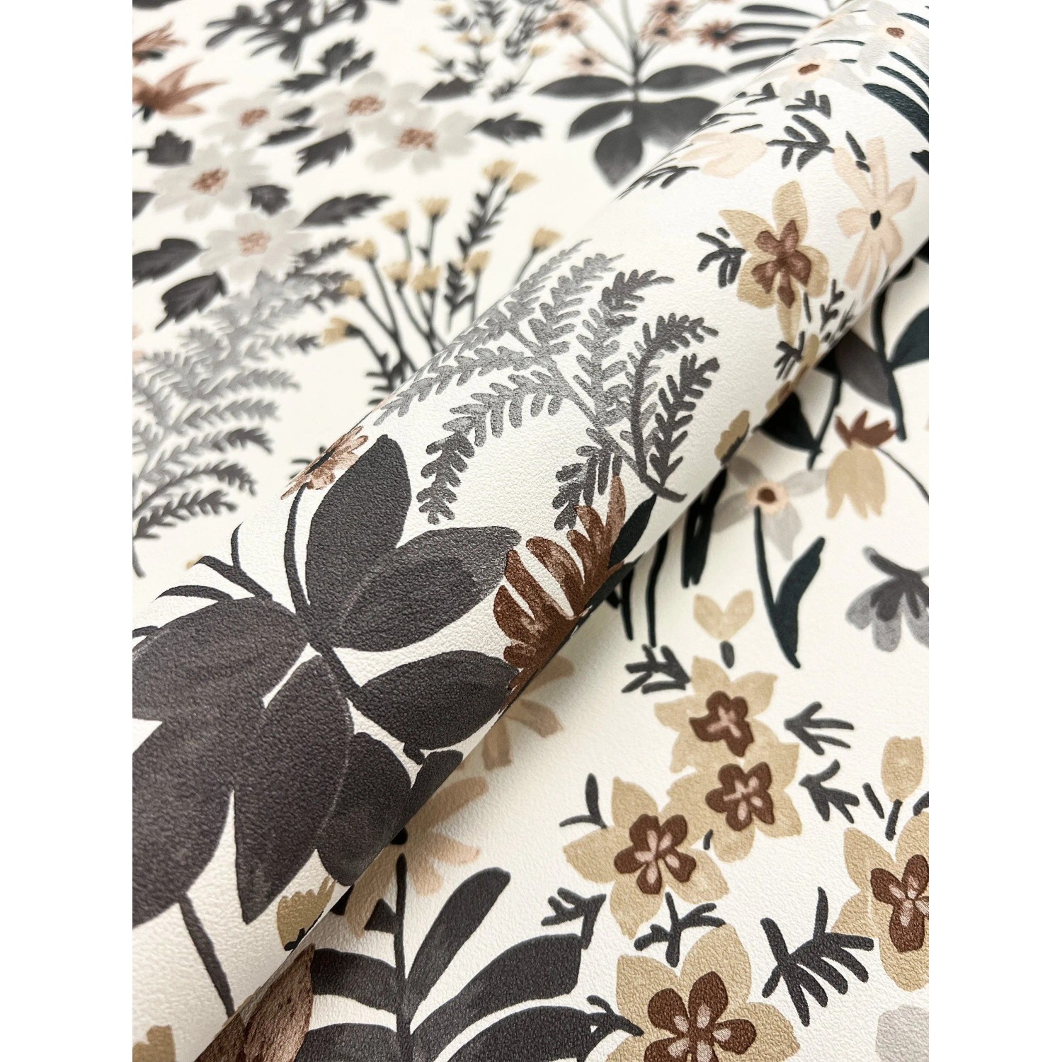 Newroom Vliestapete Dorathy Grey Blumen Floral günstig online kaufen