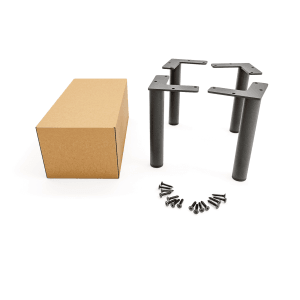 HEVVA Möbelfüße LINZ Schwarz 20 cm Hoch 4er Set