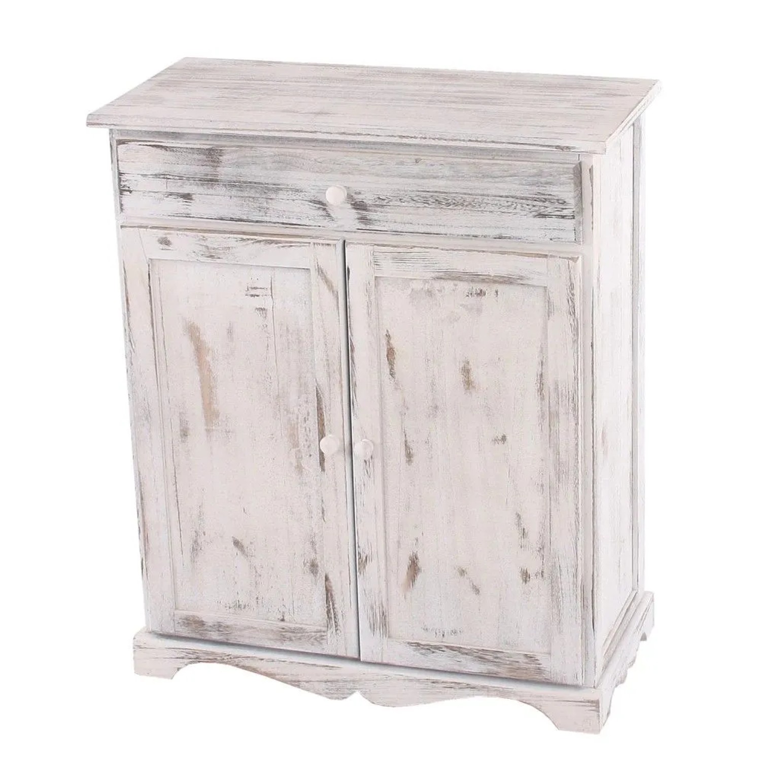 MCW Kommode Schrank 78x66x33cm Weiß