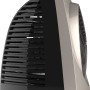 Vornado VH200 Heizlüfter, 2100W, Silber-Schwarz, seitliche Ansicht.