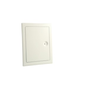 Marley Revisionstür, 150x200 mm, verzinkt, mit Vierkantverschluss, für Gipskartonplatten.