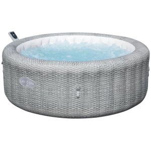 Bestway Whirlpool Bali AirJet App 6 Personen 196 cm x 71 cm Rattan