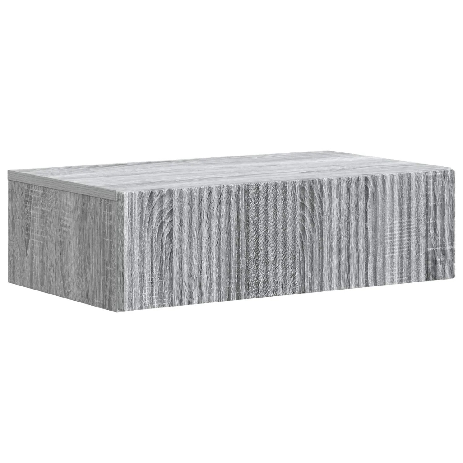 vidaXL Wandmontierter Beistelltisch Graues Sonoma 59 x 34,5 x 17 cm 898491