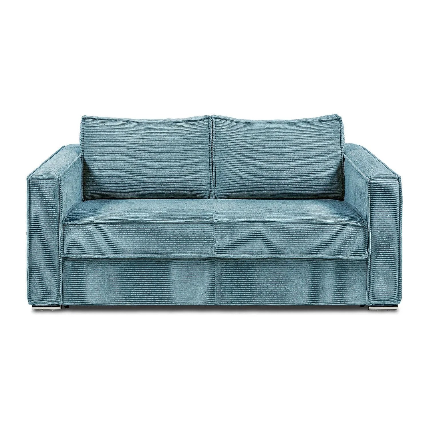 Vente-unique Schlafsofa Loreto Türkisblau 215 cm