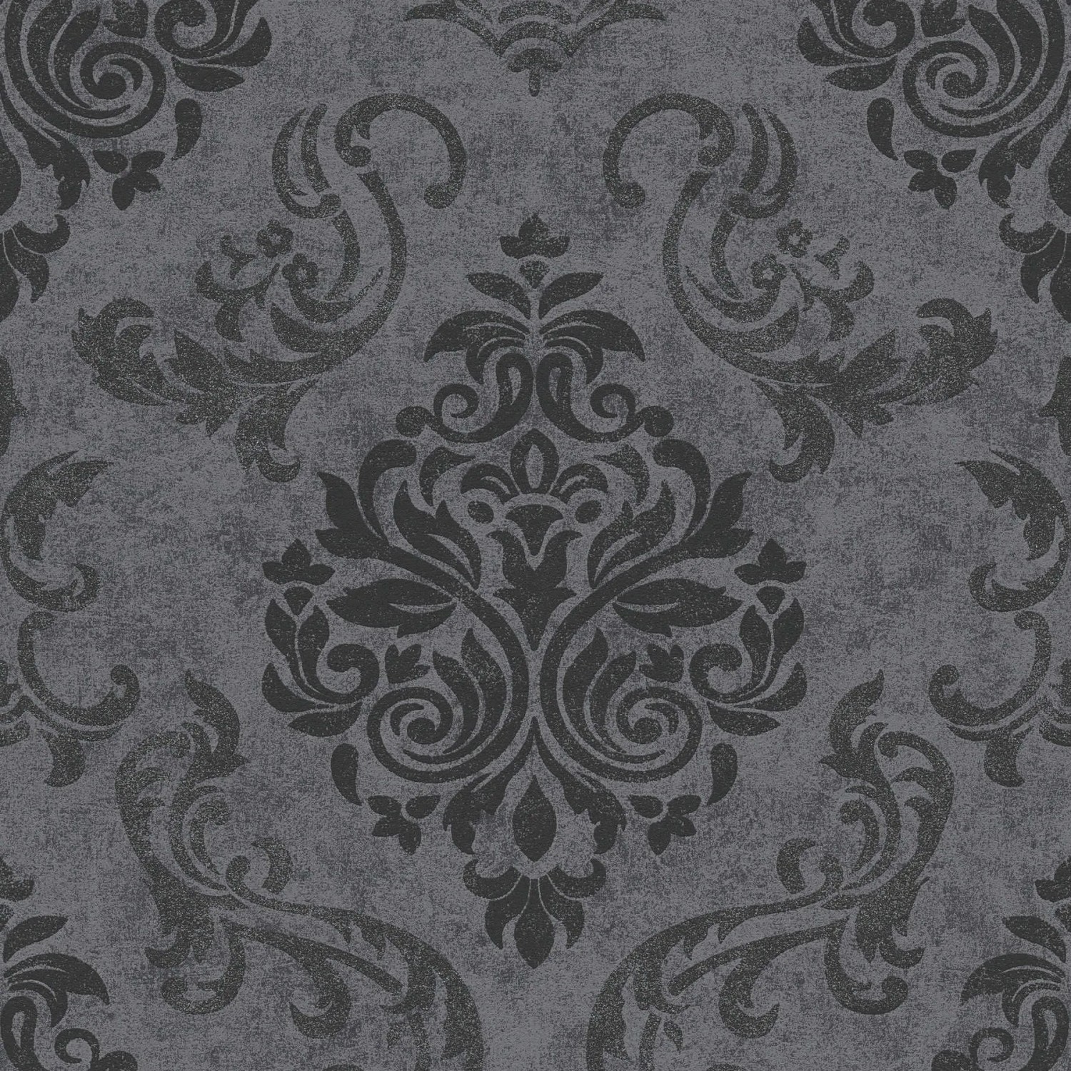 Tadessi Tapete Ornament M1-No.901 Vliestapete in Schwarz