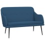 vidaXL Sitzbank Blau 110x76x80 cm Stoff 351490
