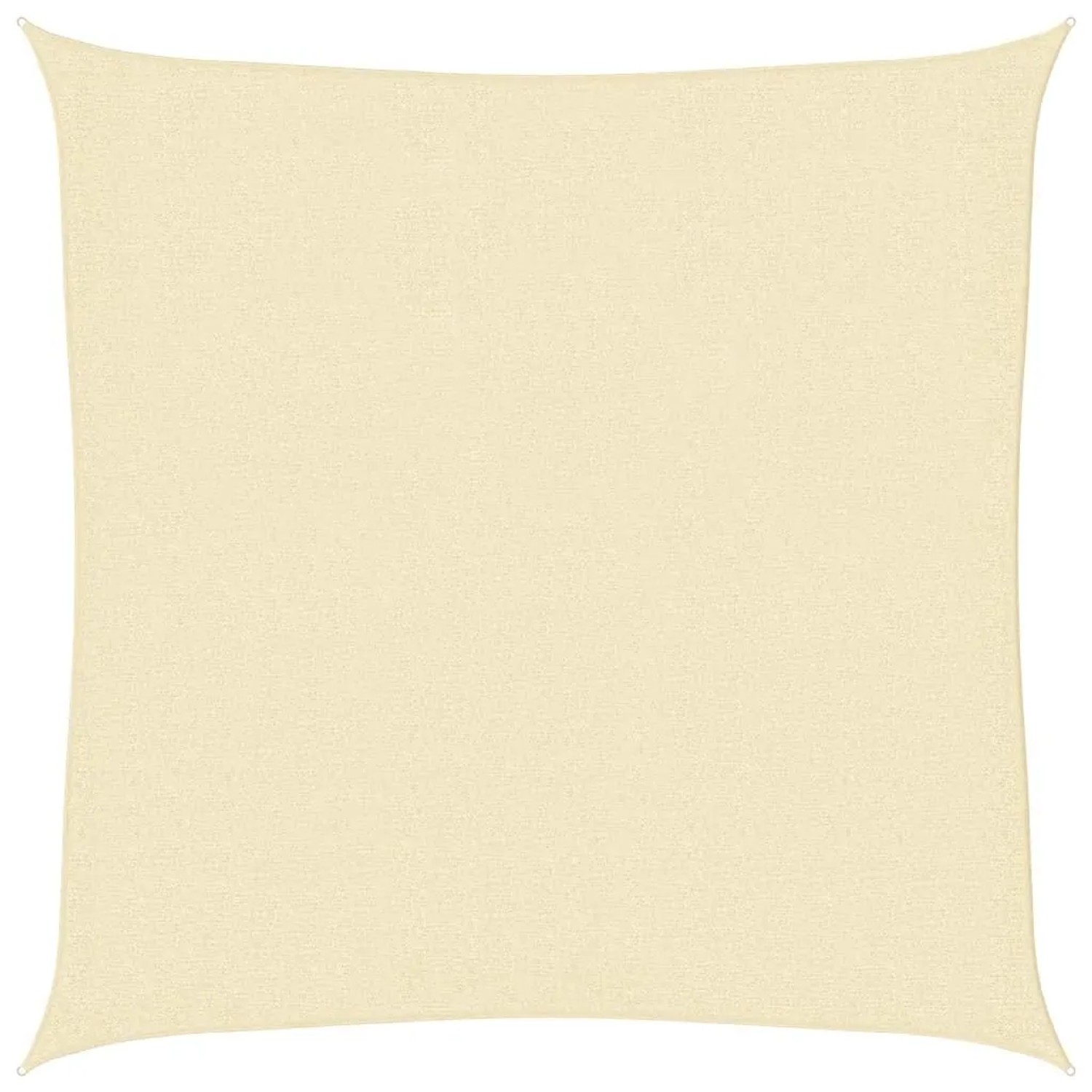 vidaXL Sonnensegel HDPE Quadratisch 3,6x3,6 m Creme 42287