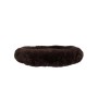 Braunes Benno Hundebett Balu Donut, 70x70x16 cm, weich und gemütlich.