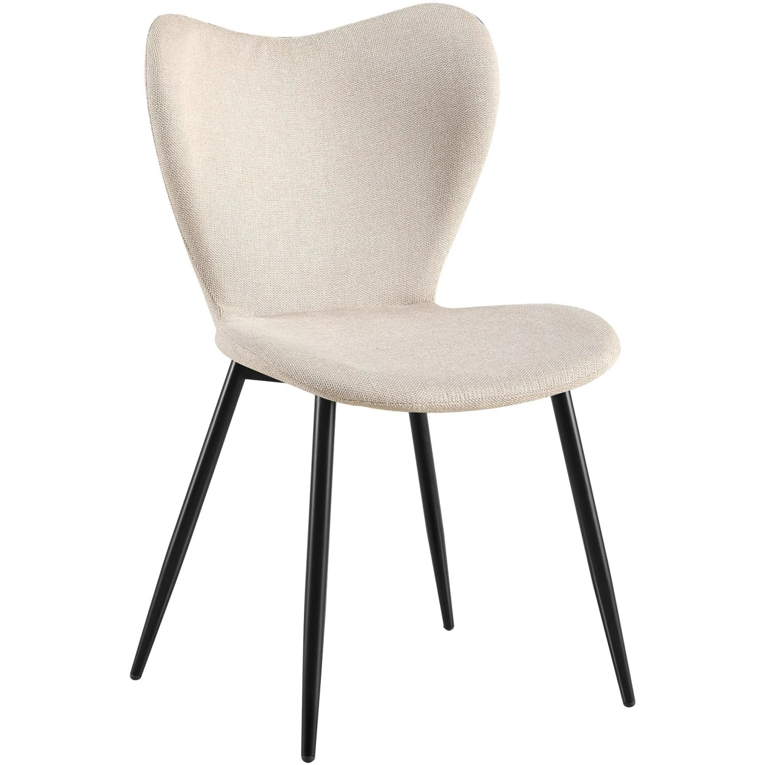 CLP Esszimmerstuhl Maika creme/Stoff