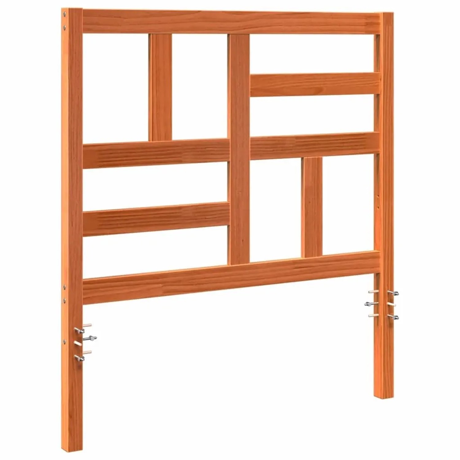 vidaXL Bettkopfteil Wachsbraun 80,5 x 4 x 104 cm Massives Kiefernholz 867382