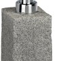 Wenko Seifenspender Granit, eckig, 215ml, für Bad & Küche