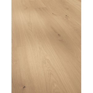 Parador Parkett Basic Classic Eiche Pure matt Landhausdiele, helle Eiche mit matter Oberfläche.