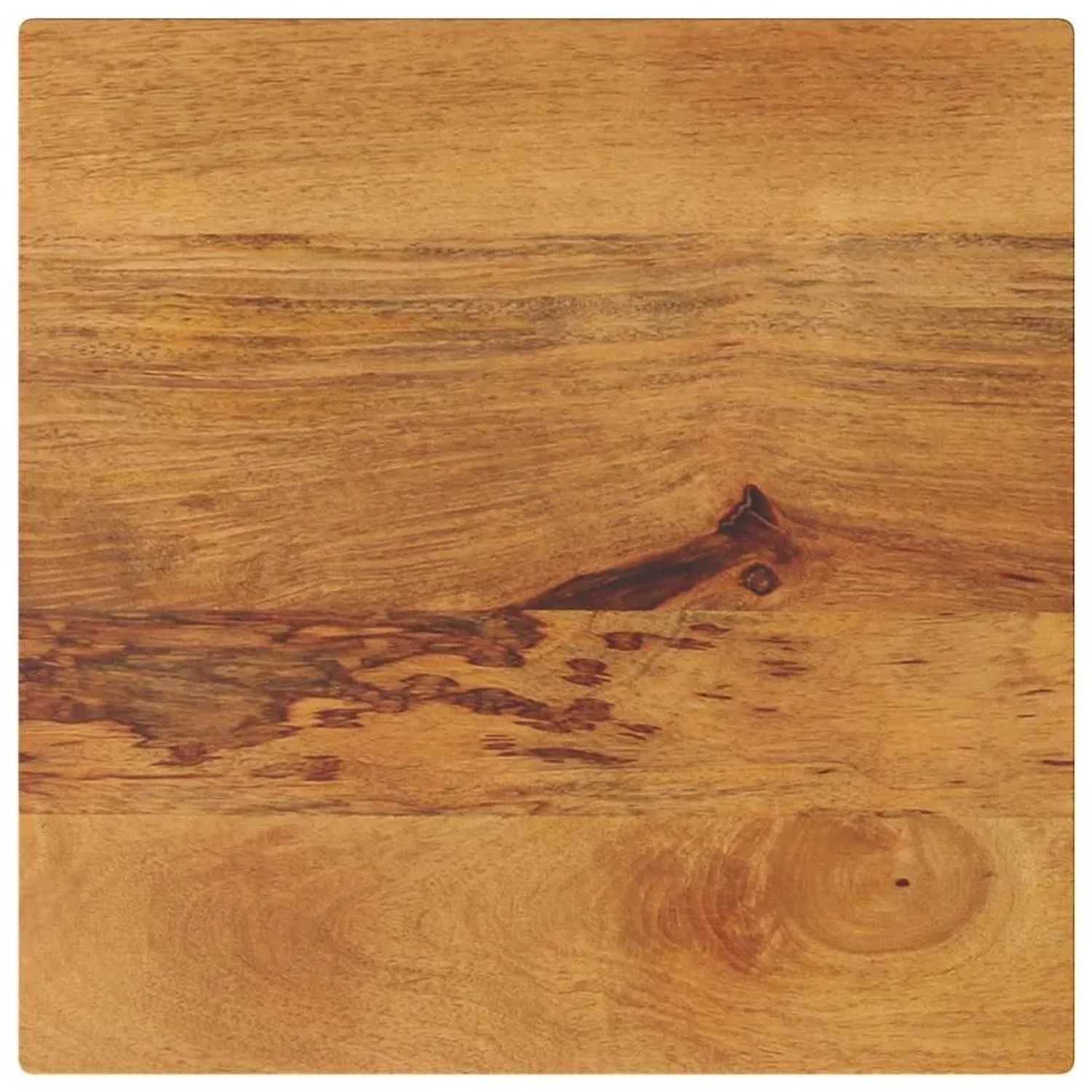 vidaXL Tischplatte 60x60x2,5 cm Quadratisch Massivholz Mango 371596