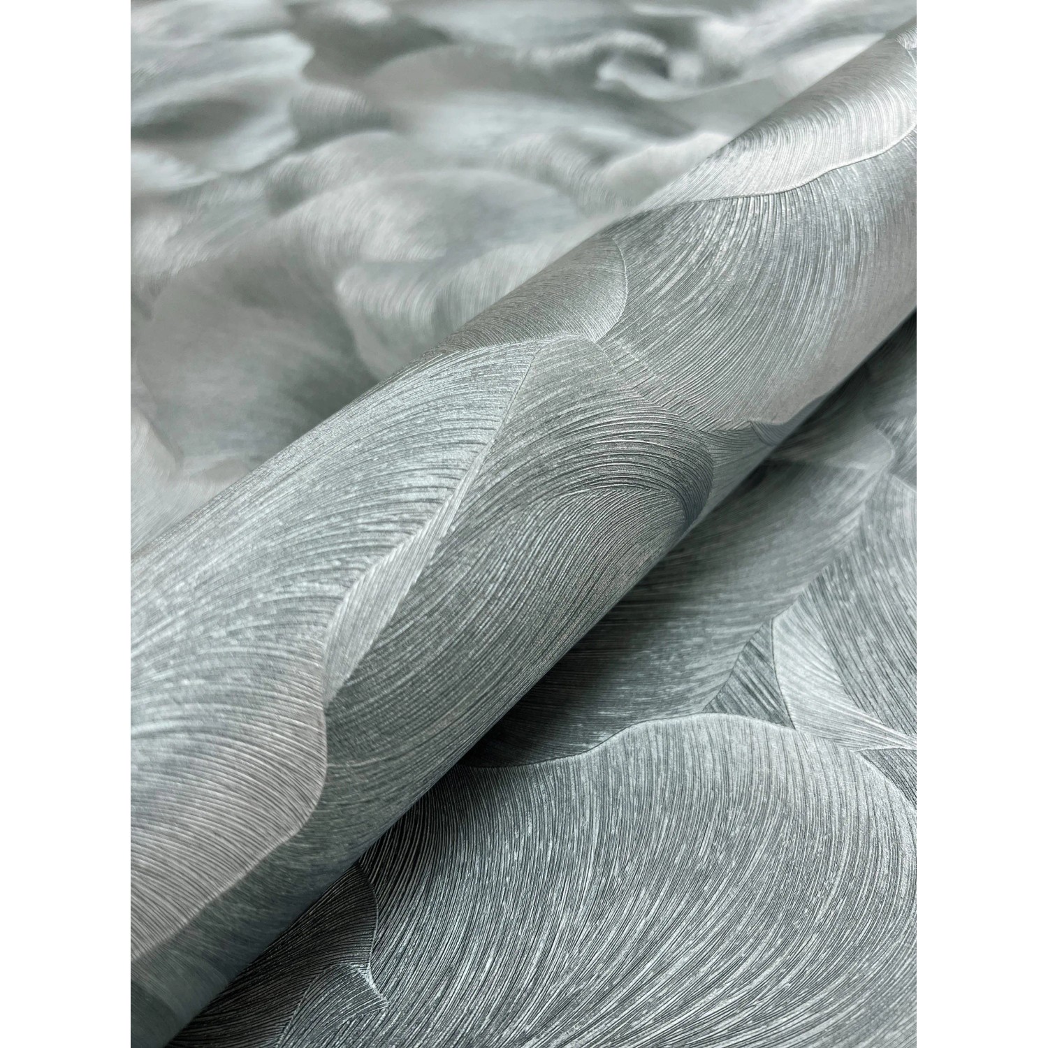 Newroom Vliestapete Diarra Silber Blumen Floral Strukturiert FSC® günstig online kaufen