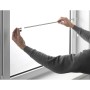 Gardinia Klemmstange Press&Go, weiße Vitragestange für Fenster, Montage ohne Bohren.