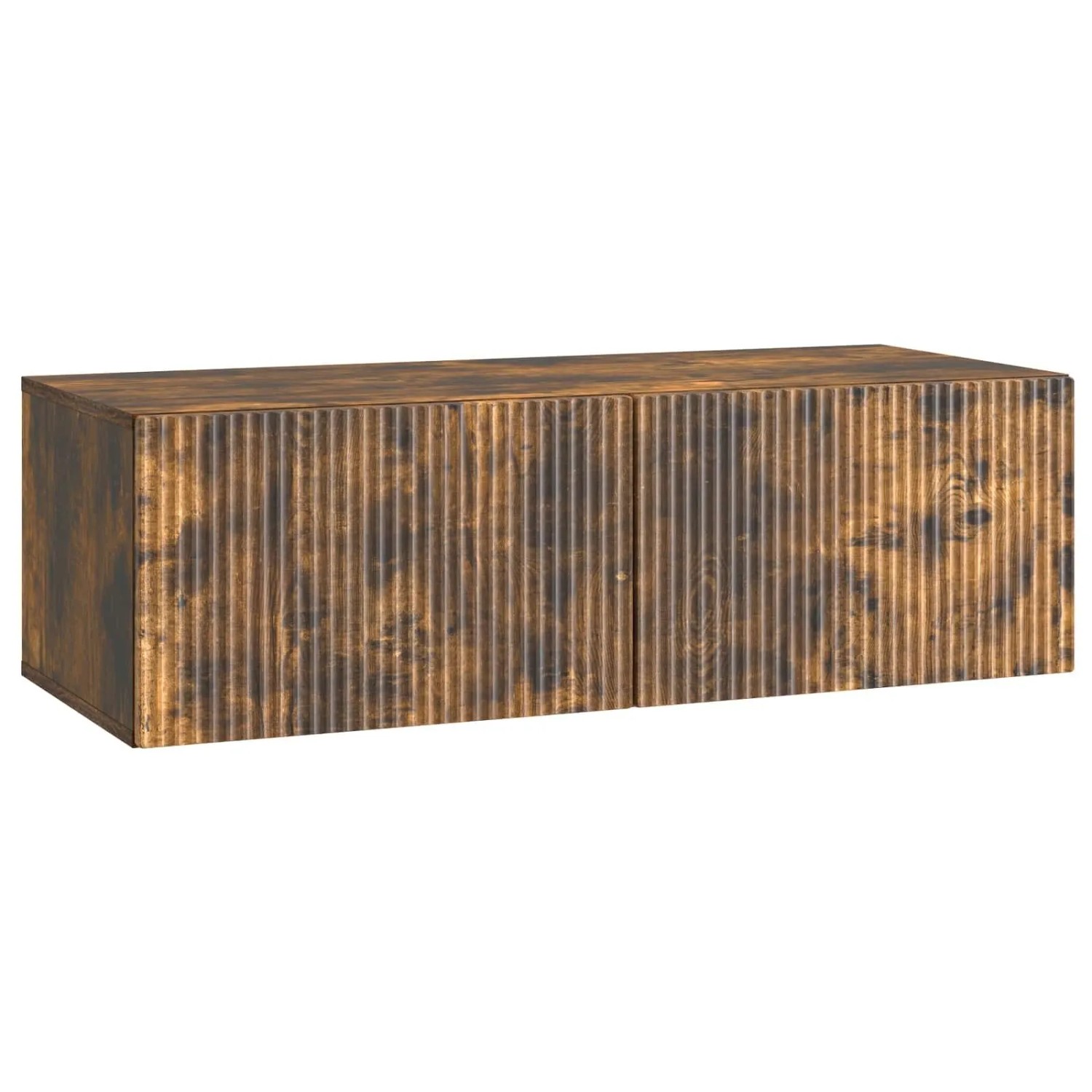vidaXL Wandmontierter TV-Schrank Geräucherte Eiche 98 x 41 x 30 cm 898530