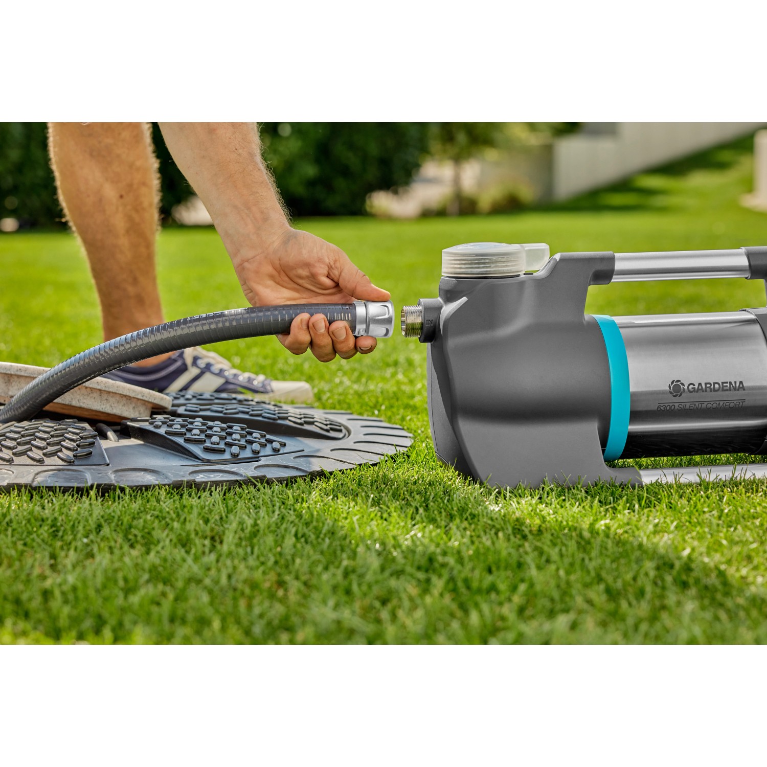 Gardena Saugschlauch 25 mm (1 Zoll) 4 m Verlängerung Sauggarnitur
