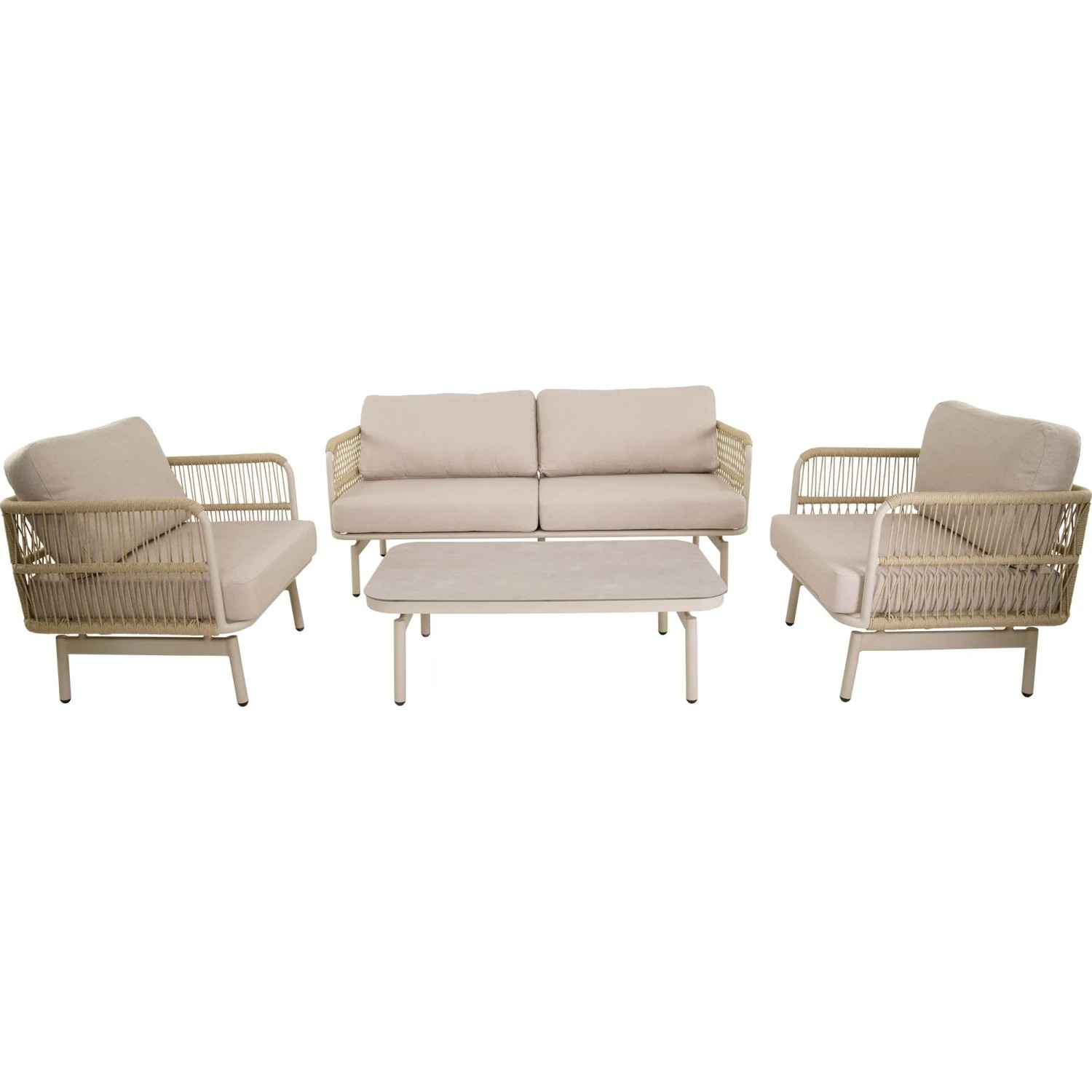 Lesli Lounge-Set Akiro 4-teilig Crema