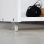 Homestyle4u Hochbett 90x200 in Weiß mit Schreibtisch 1880_7
