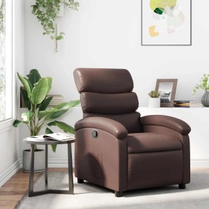 vidaXL Relaxsessel Braun Kunstleder 371715