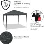 WOLTU Pavillon Pop-Up Wasserdichter Sonnenschutz 3 x 3 m Anthrazit_6
