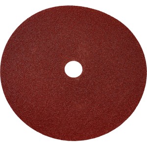 LUX Fiberscheibe, Ø 180 mm, Körnung 24 für Winkelschleifer. Zum Entrosten und Glätten von Metall.