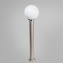 QAZQA Moderne Außenleuchte Pfahl Edelstahl 100 cm Sfera_8