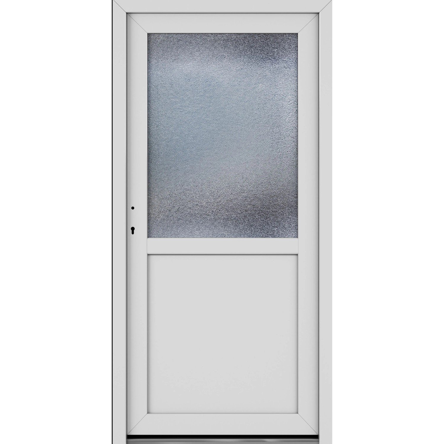 Roro Nebeneingangstür OKE 1155 Kunststoff Weiß 88 cm x 198 cm DIN L