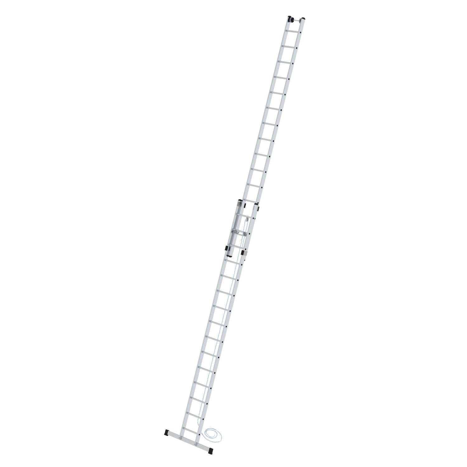 PROREGAL Sprossen-Seilzugleiter mit Standard-Traverse 2 x 15 Sprossen günstig online kaufen