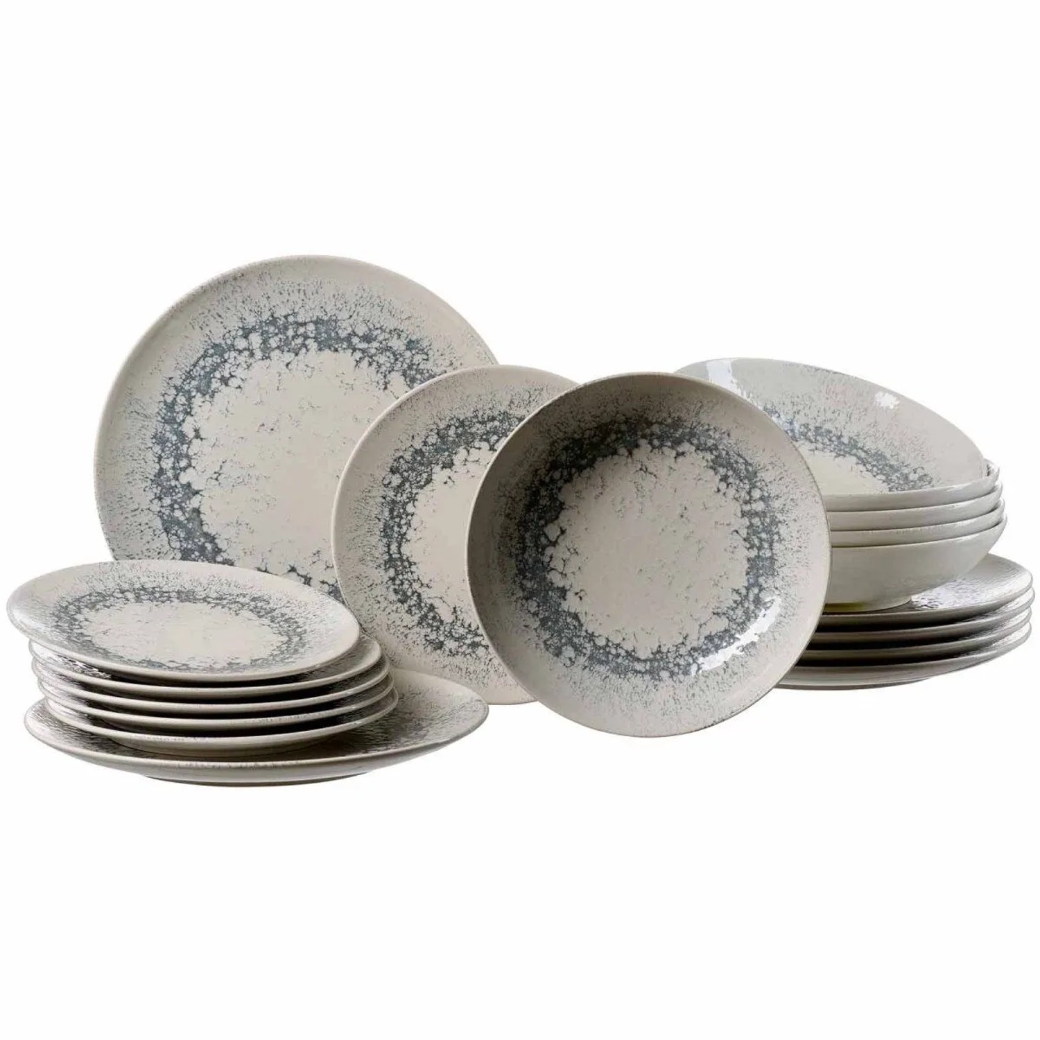 Ritzenhoff & Breker Cecina Teller-Set 18-teilig Graphit