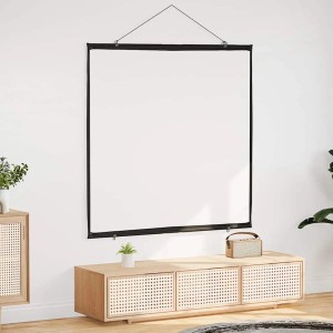 vidaXL Beamer-Leinwand, 67 Zoll, 1:1 Format, zur Wandmontage. Ideal für Heimkino und Präsentationen.
