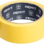 Gelbes LUX Flachkrepp Exact Line Klebeband für Innenanwendungen, 38mm breit.