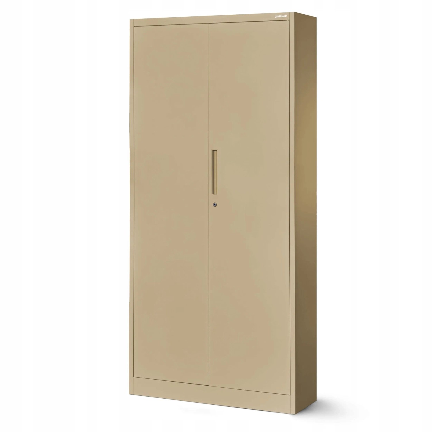 Jan Nowak Aktenschrank Metallschrank JAN H Beige 195x90x40 cm mit 3-Punkt-V günstig online kaufen