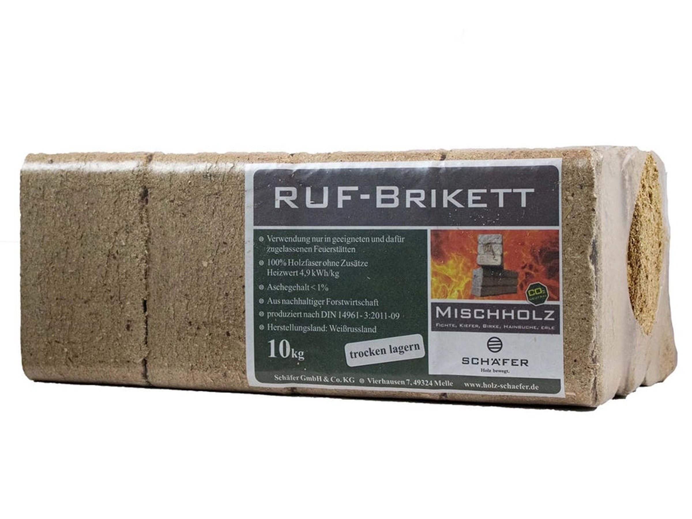 Nur Abholung: Nur noch 3 Paletten RUF Misch-Holzbriketts 960 outlet kg