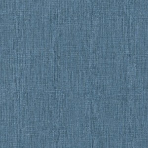 Matt blaue Uni-Tapete von PROFHOME mit feiner Textur für Wohnräume.