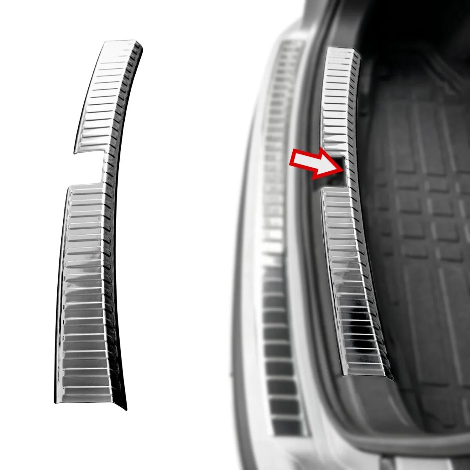 Thumbnail - Recambo Ladekantenschutz Edelstahl Innen Chrom Passend für Seat Ateca  BJ ab 2016>