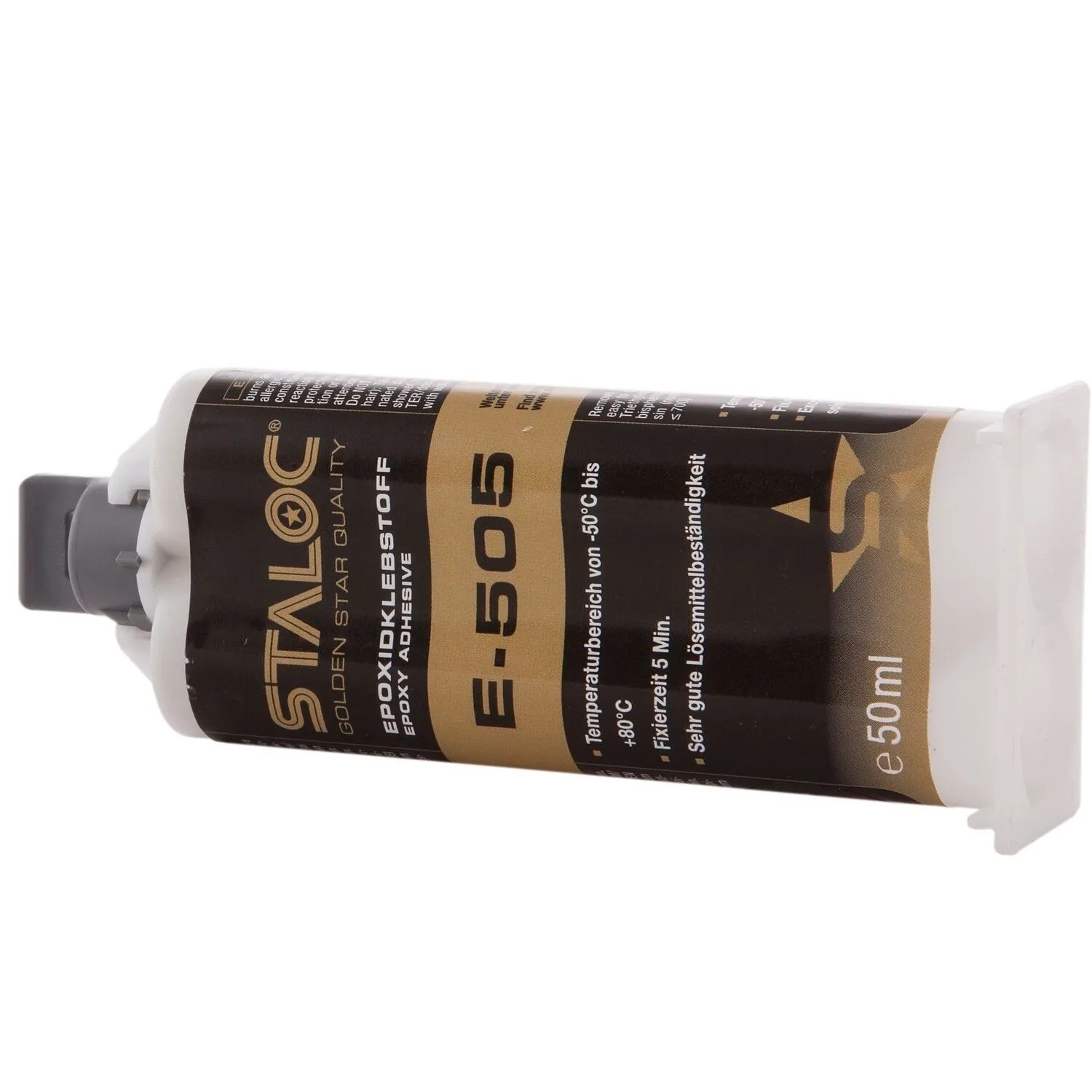 Staloc Epoxidklebstoff E-505 Transparent 50 ml ohne Mischer