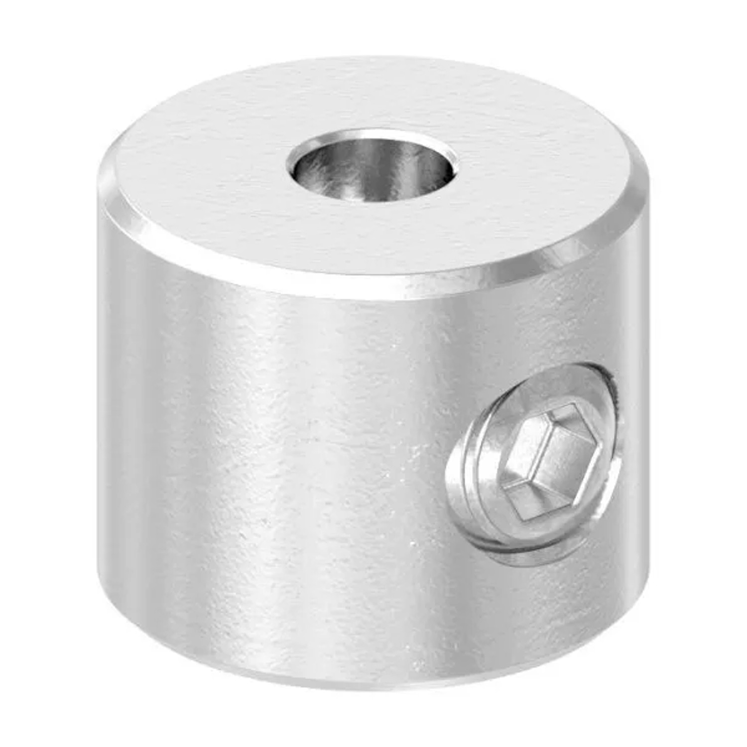 FeNau Rundklemme Mit Madenschraube Für Seil Ø 2-4 mm V4A