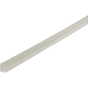 PVC-Einfassprofil für Gipskartonplatten (GKP), 12,5 mm x 2,50 m.