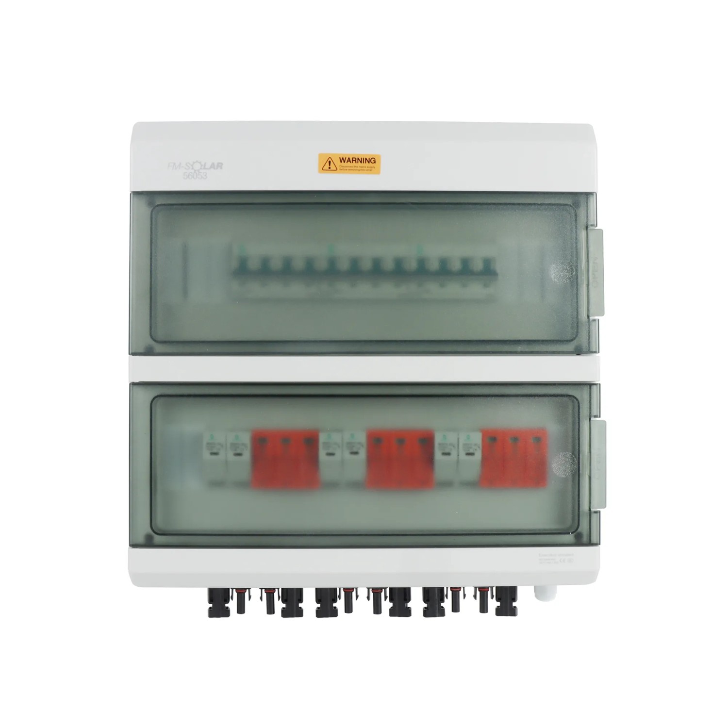 FM-SOLAR DC-Anschlussbox mit Leitungstrennschalter MCB T1+T2 Überspannungsschutz 3/3 1000V Generatoranschlusskasten