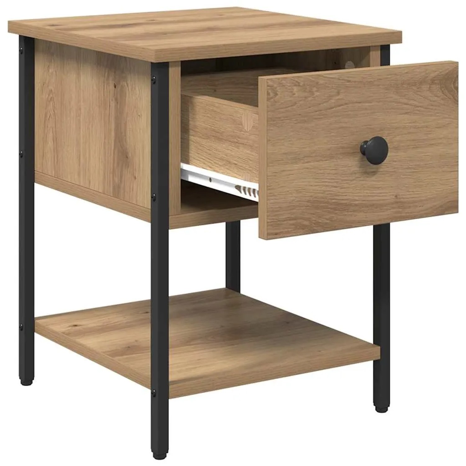 vidaXL Nachttisch 2 Stk Artisan-Eiche 34 x 35,5 x 45 cm Holzwerkstoff 881803_5
